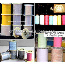 EN471 Certified Reflective Embroidery Thread, Silver Knitting Yarn